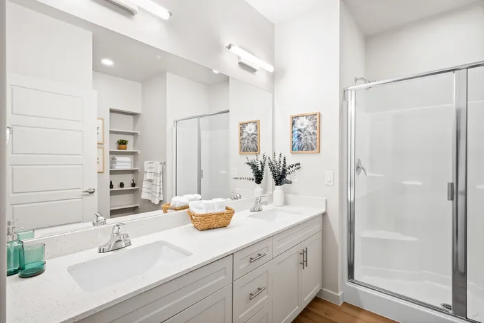 spacious bathrooms
