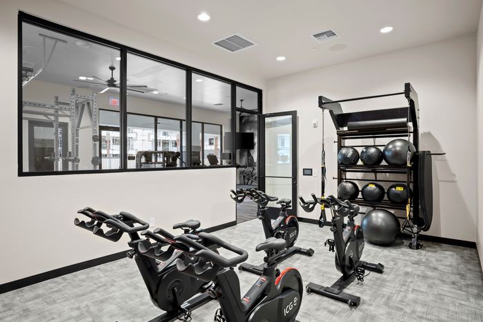 Amenity Rich Apartment Living in Mesa - Acero Hawes Crossing - State on the Art Fitness Center with Bikes
