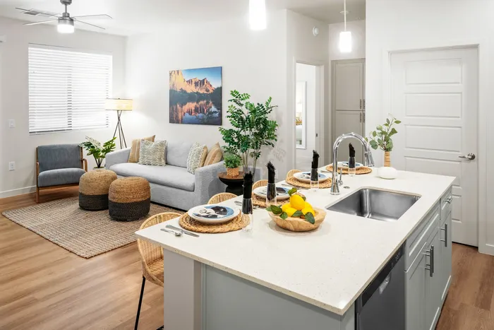 Open concept living apartments for rent in East Valley