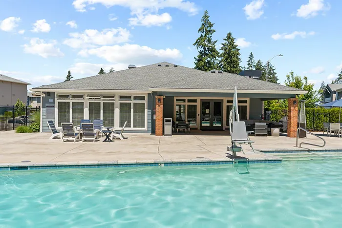 one bedroom home with pool