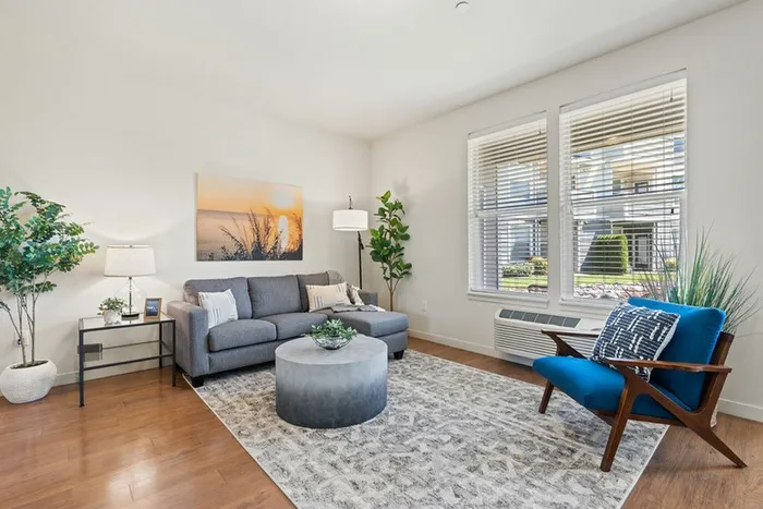 open living space with view