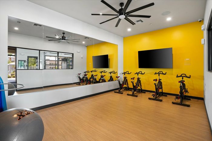 apartment with fitness center