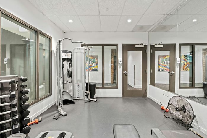 East 12 Lofts fitness center