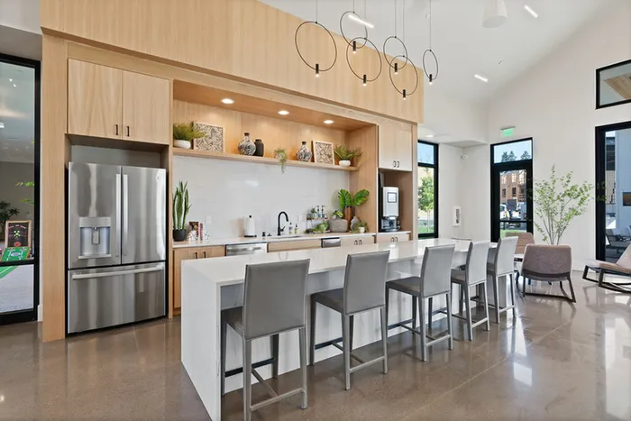 spacious clubhouse with modern finishes