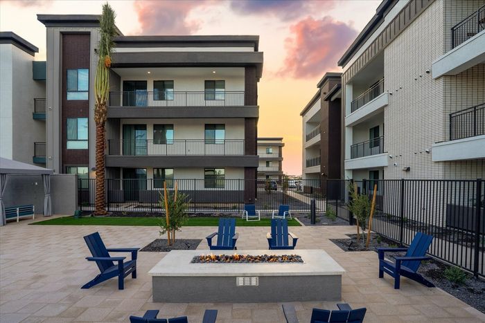 firepit with seating