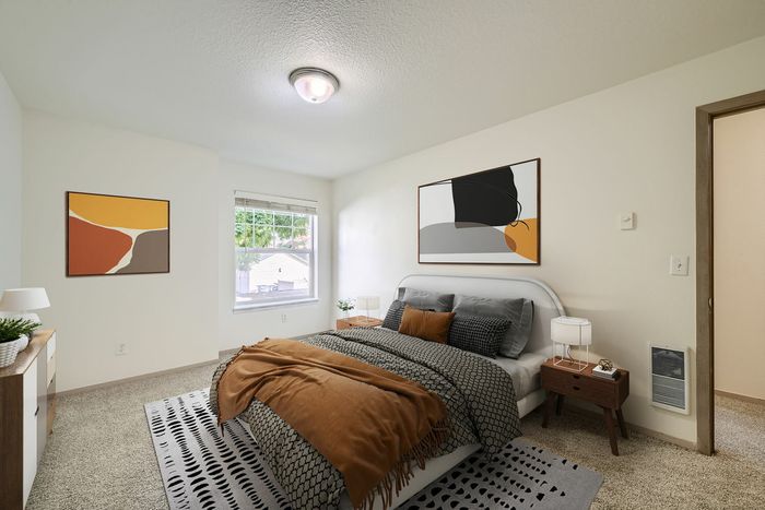 Enjoy natural light and hang out on your balcony or patio