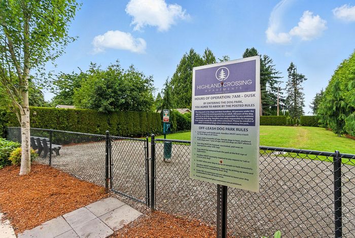 Highland Crossing Apartments dog park