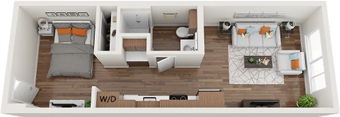 the fifty at division burnside studio apartment