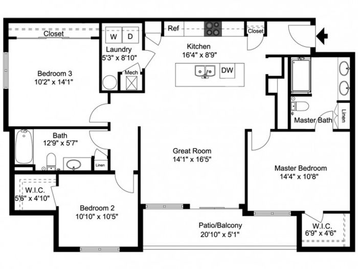 steel floor plan