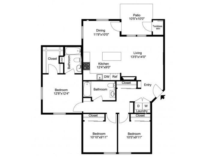 steel floor plan