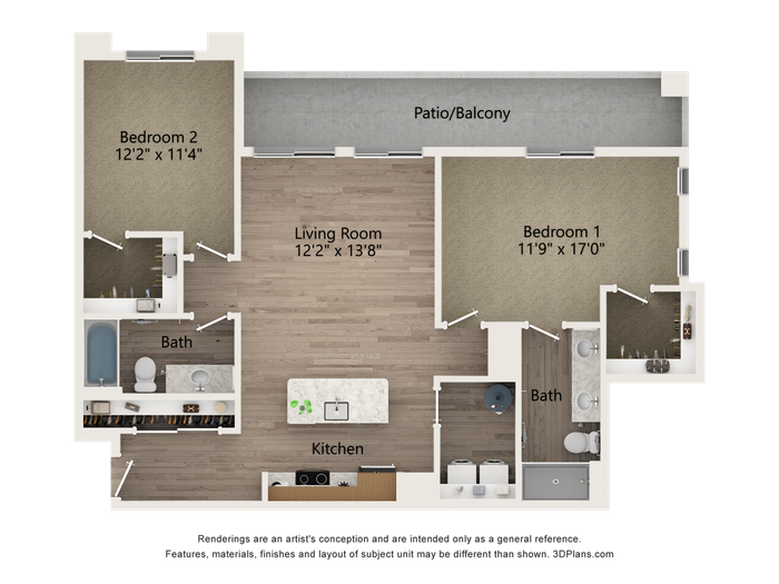 two bedroom apartment queen creek az