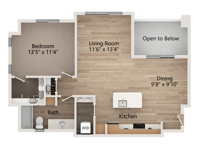 Azure floor plan