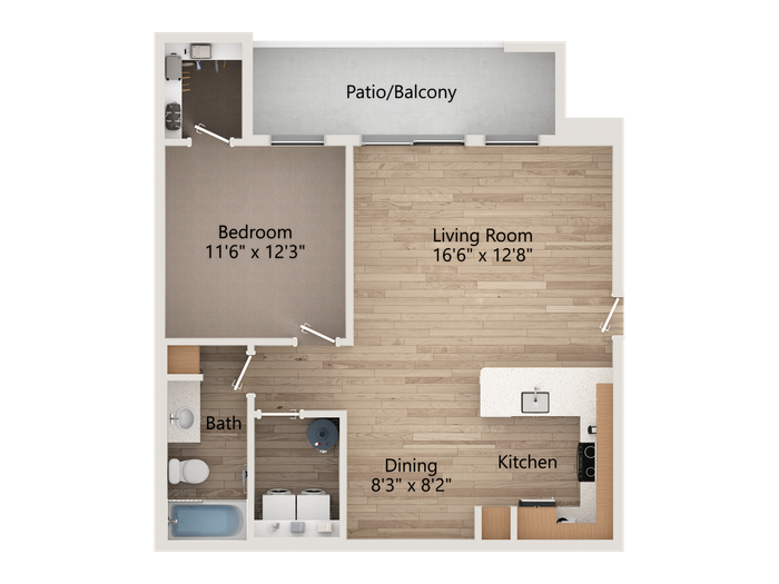 cambridge one bedroom apartment goodyear az