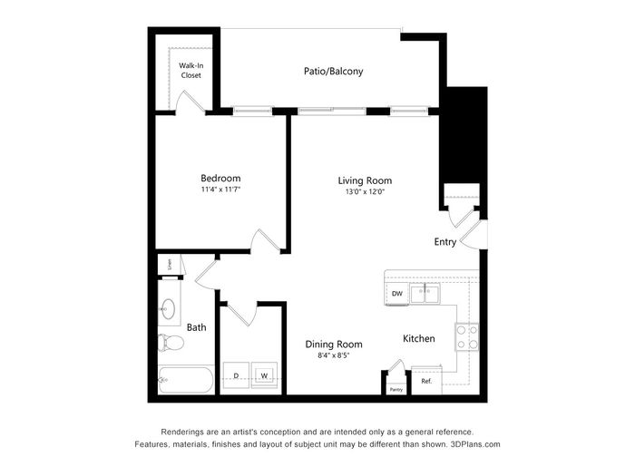Cambridge Floor Plan 2D