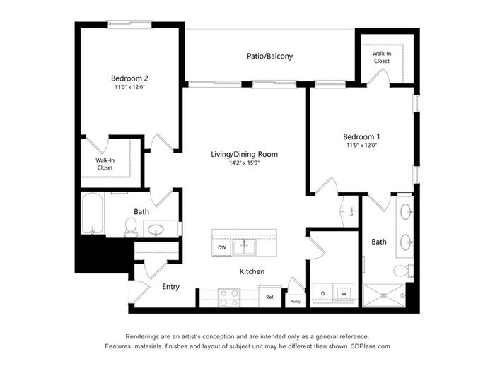 Oxford Floor Plan 2D