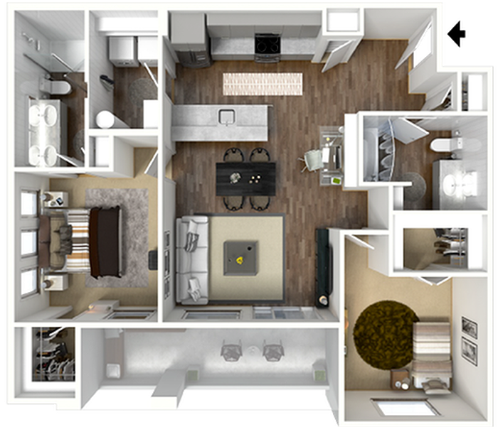 2 bedroom apartment in Gilbert, AZ