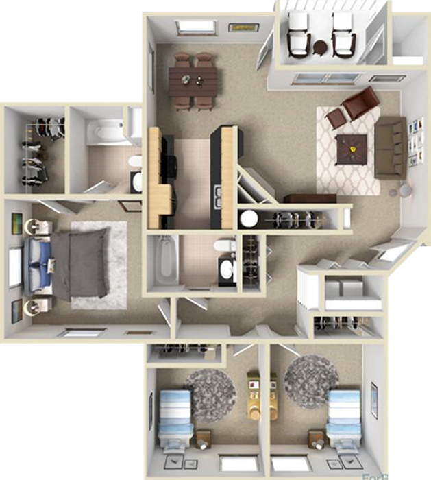 Platinum Plus 3D Floor Plan