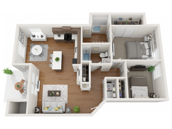 furnished sapphire floor plans