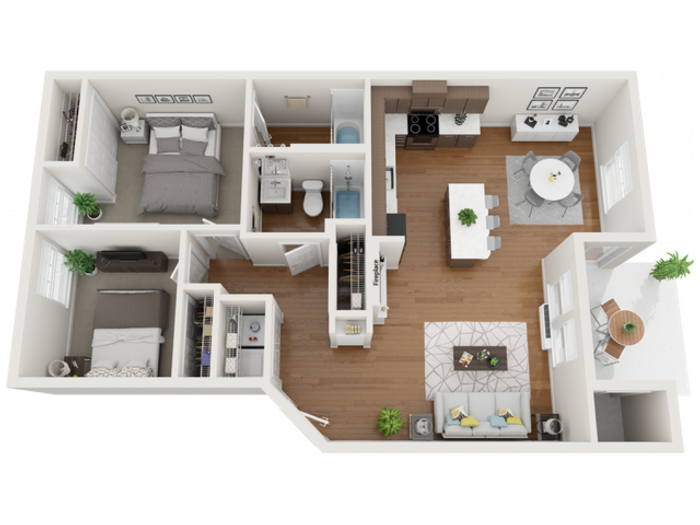 furnished oxford floor plans