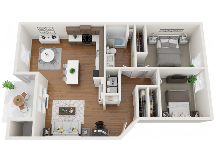 furnished indigo floor plans