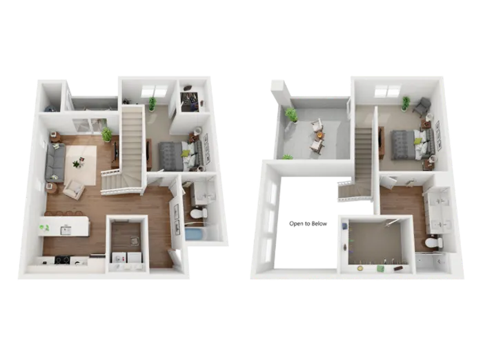 slate floor plan 3d