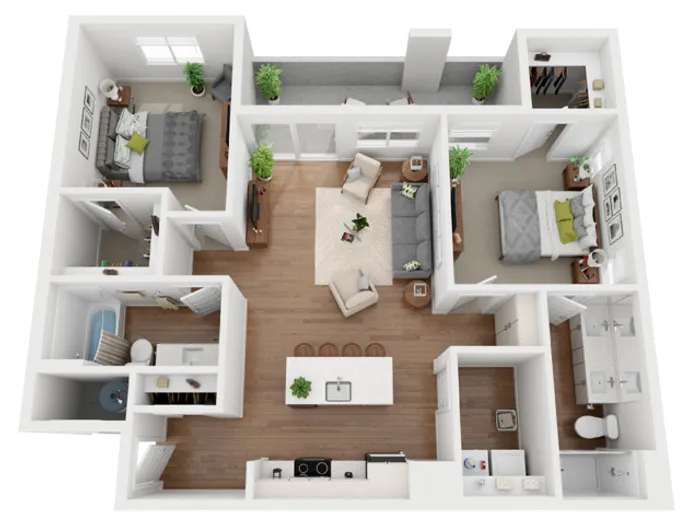 oxford floor plan 3d