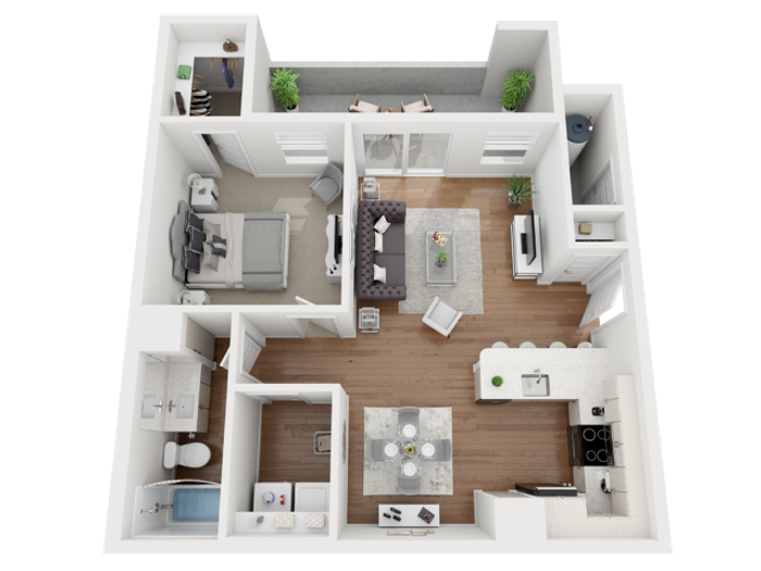 cambridge floor plan 3d