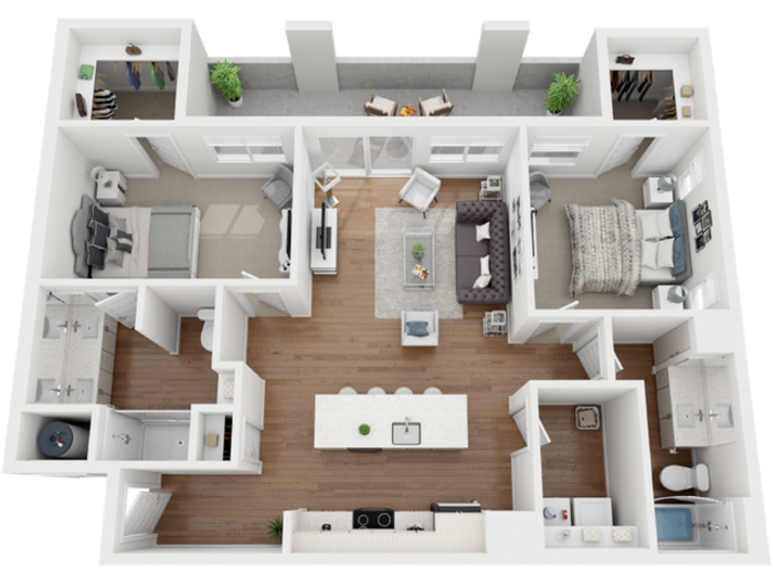 sapphire floor plan 3d