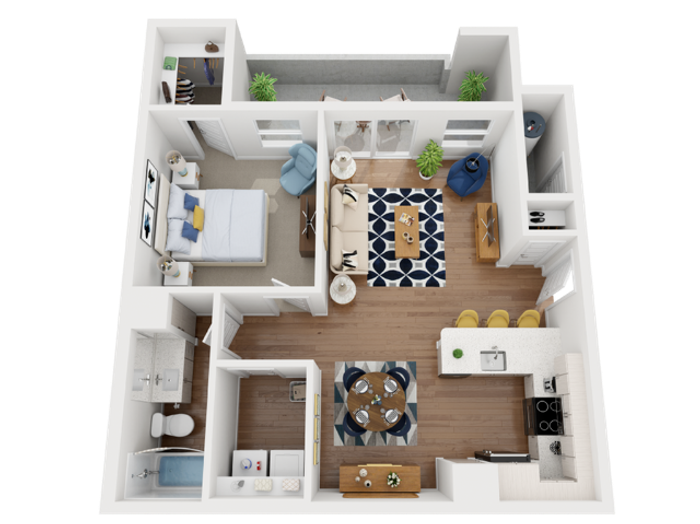 cambridge floor plan 3d