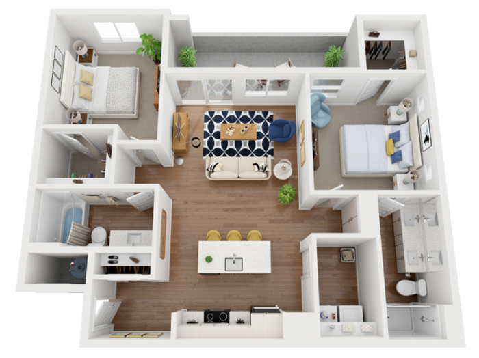 oxford floor plan 3d