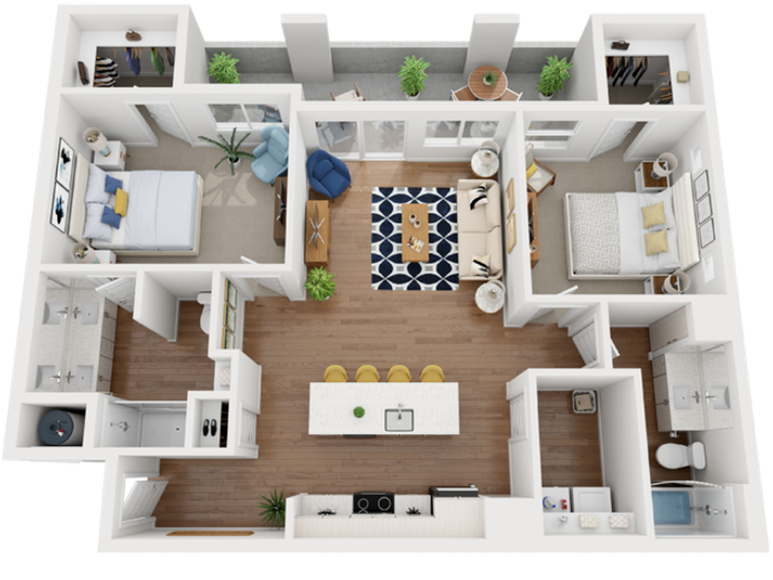 sapphire floor plan 3d