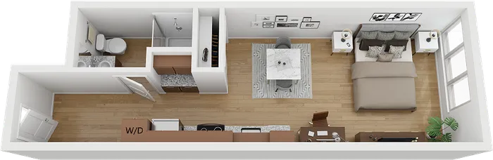 tilikum studio apartment