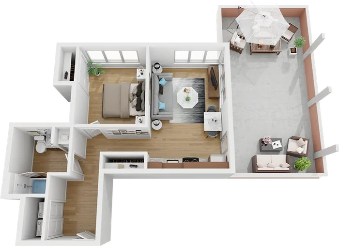 sellwood floor plan 3d
