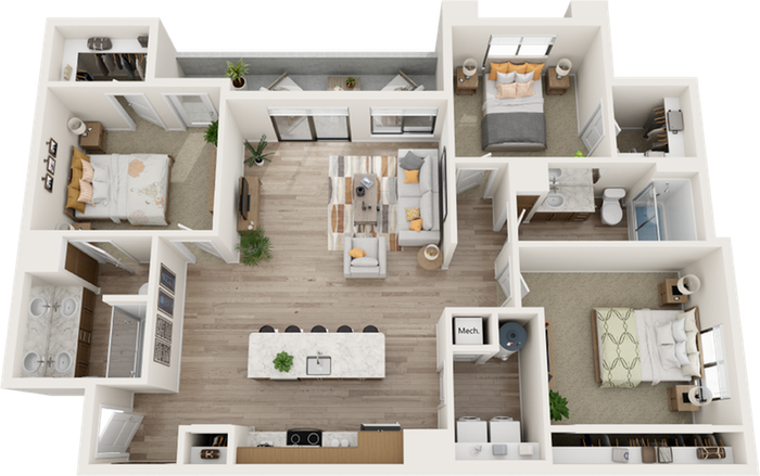 Acero Harvest Station - Steel Floor Plan