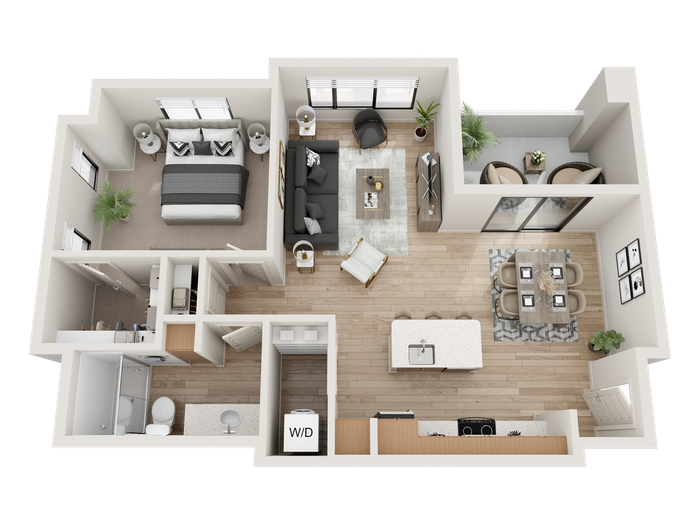 acero on roosevelt one bedroom apartment