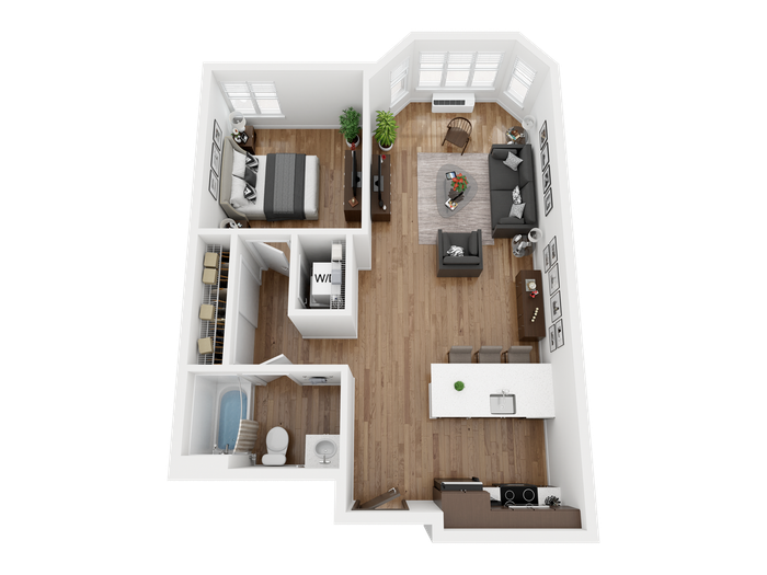 Hawthorne 26 - C2 Floorplan - Sellwood
