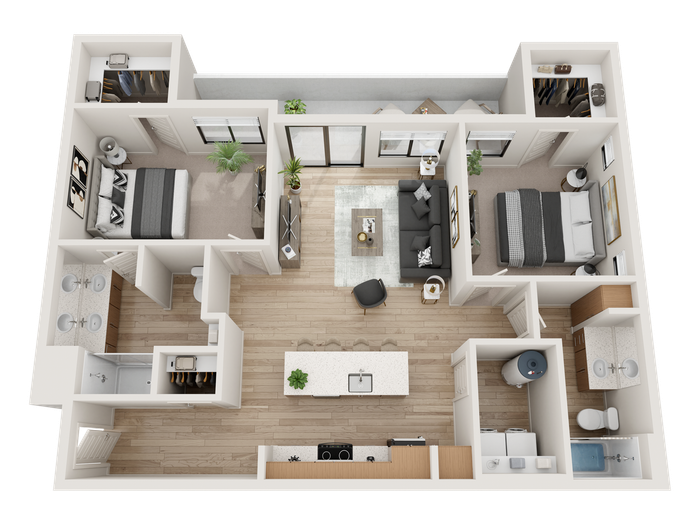 Acero Hawes Crossing - B2 Floorplan - Sapphire