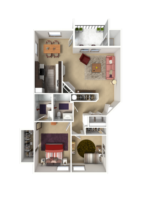 2 bedroom apartment