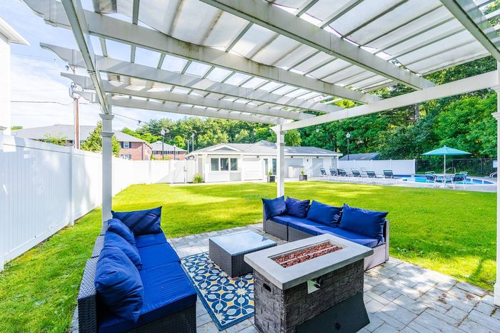 Relax poolside in our private cabanas featuring comfortable seating in the shade. Your personal oasis awaits. | Princeton Dover Apartments | Princeton Dover Apartments