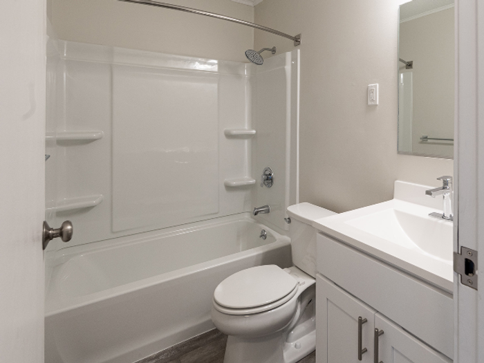 Bathroom at Princeton Commons | Apartments in Claremont, NH