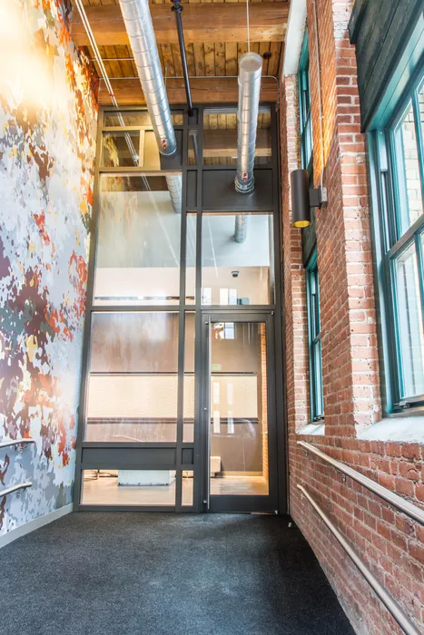 Welcome home through a convenient street-level entrance designed for your everyday ease. | 381 Congress Lofts | 381 Congress Lofts Apartments