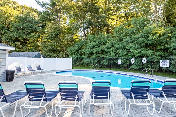Your overlooking pool offers relaxing water views with recreational activities and community atmosphere. | Princeton Dover Apartments | Dover Apartments