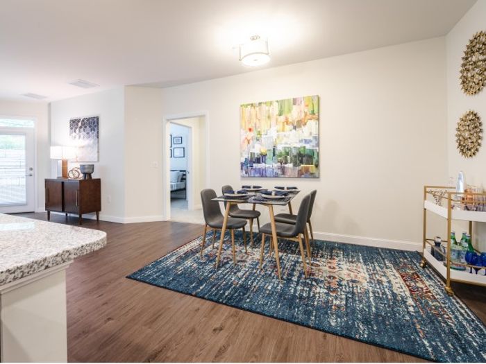 Elegant Modern Dining Room at Mill & 3 Apartments | Apartments For Rent In Chelmsford MA