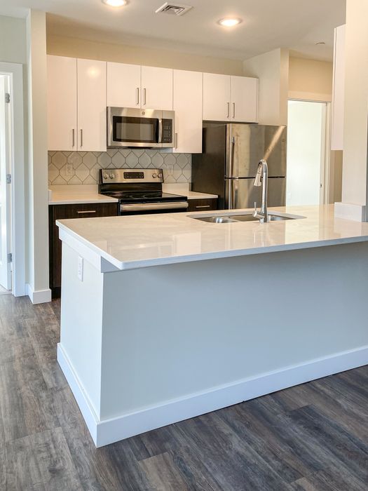 The modern kitchen offers streamlined design with efficient workflow and attractive finishes throughout. | Princeton Dover Apartments | Princeton Dover Apartments