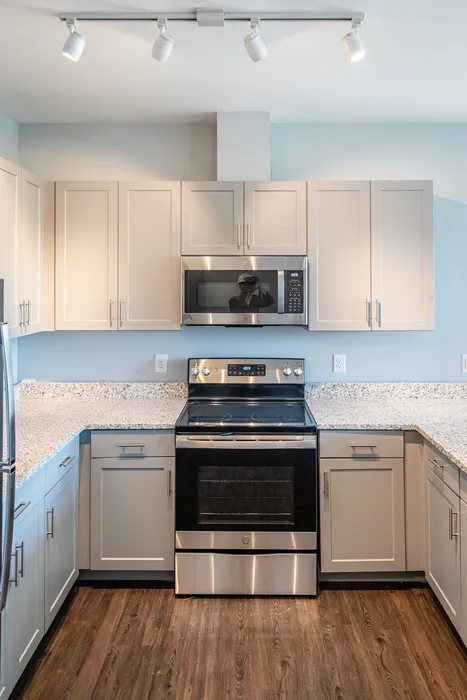 Your spacious kitchen offers generous square footage with room for multiple people and all your cooking essentials.  | The Chandler | Apartment in,Bedford NH