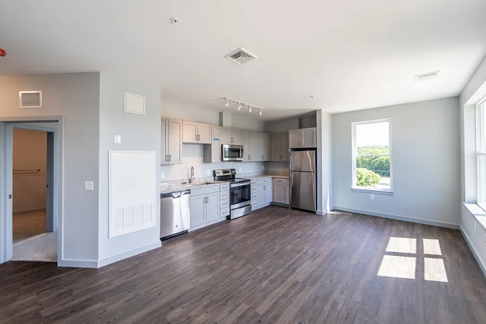 Your spacious kitchen offers generous square footage with room for multiple people and all your cooking essentials.  | The Chandler | Apartment in,Bedford NH