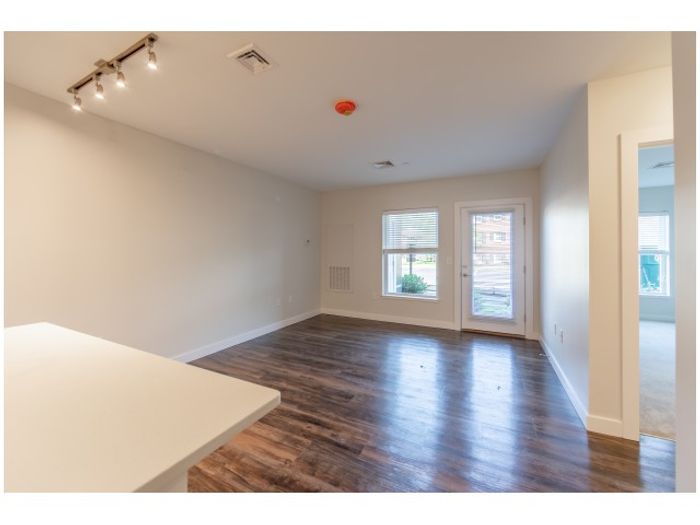 The light infused living area brightens your daily routine with natural illumination throughout the day. | Princeton Dover Apartments |