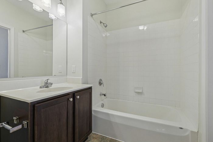 Your bathroom ensuite with main bedroom provides private sanctuary with direct access from your sleeping area. | Princeton Westford | Princeton Westford Apartments