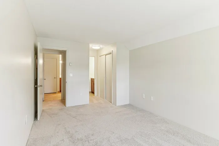 The airy bedroom provides bright, open atmosphere with natural light and comfortable proportions throughout.  | Princeton Place Apartments | Worcester Apartments