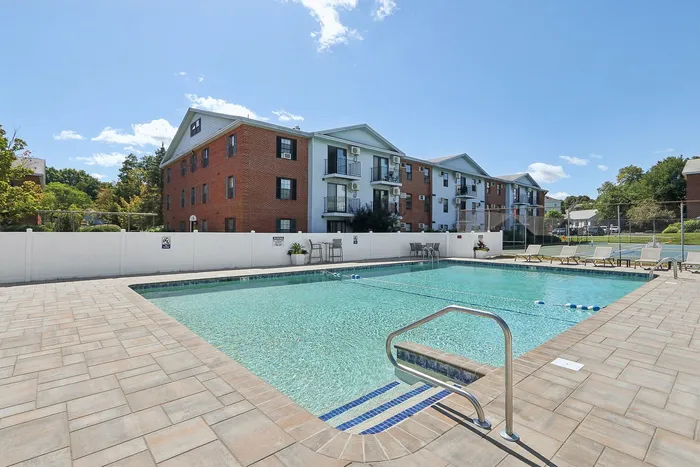 Our heated pool ensures comfortable swimming and water activities during every season of the year.  | Princeton Place Apartments | Princeton Place Apartments